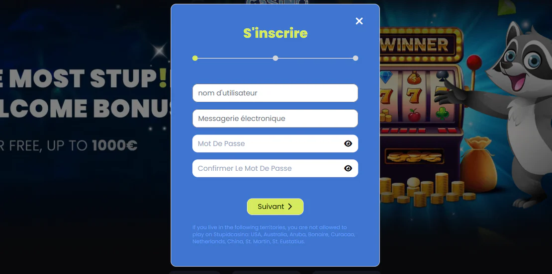 Comment créer un compte